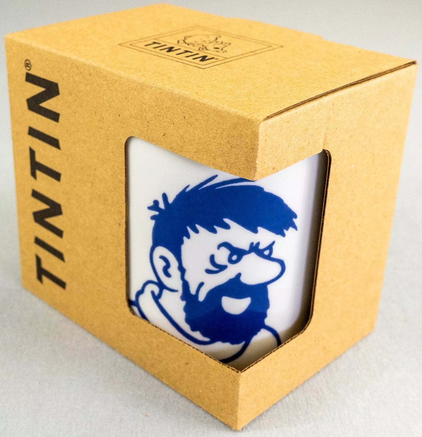 Moulinsart Tintin Calligraphy Character Mug: Haddock blue 2022