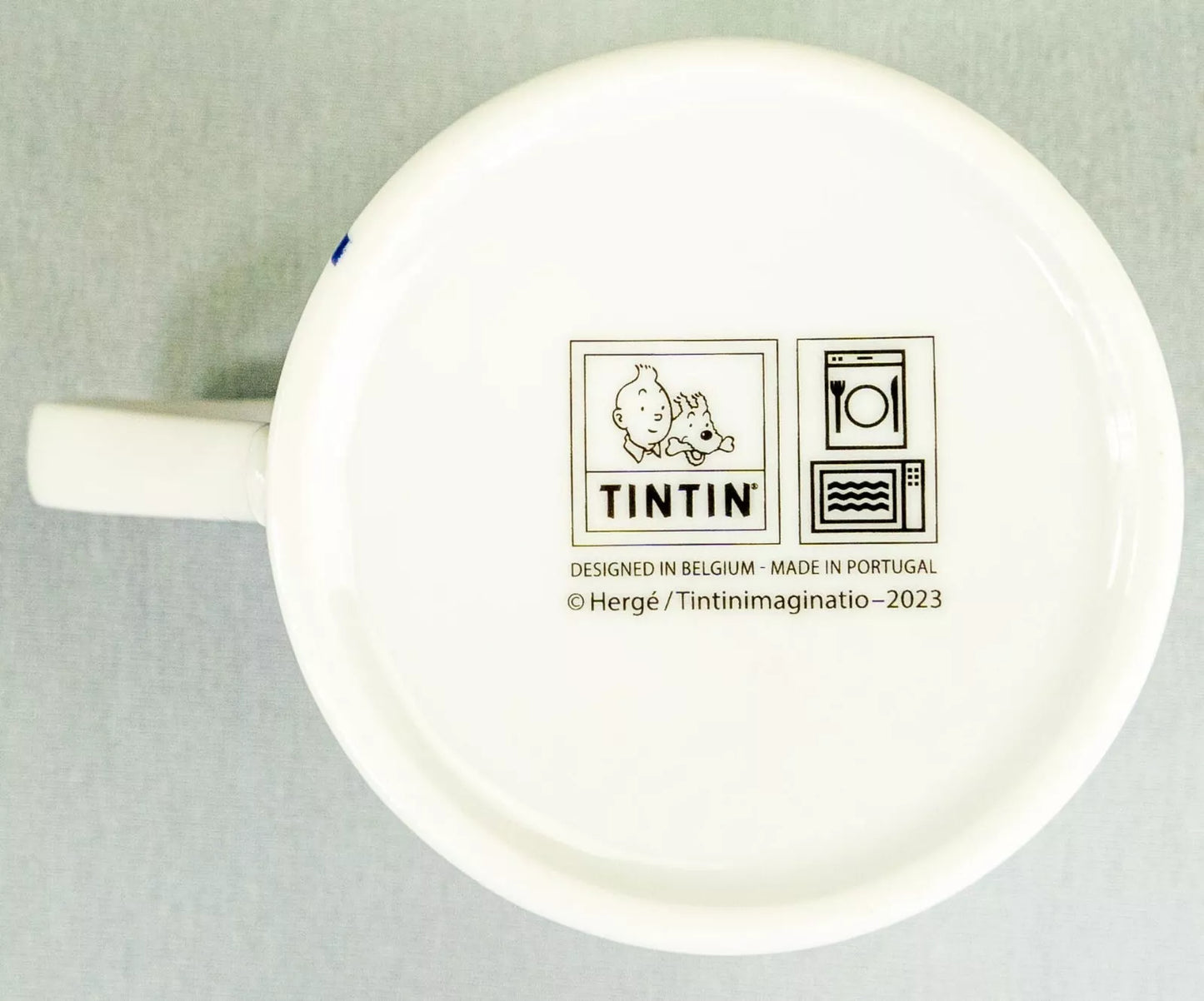 Moulinsart Tintin Calligraphy Character Mug: Haddock blue 2022