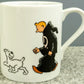 Moulinsart Tintin Mug: Tintin Cigars 47991 B&W Colourised Mug 2022