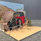 Tintin 3D Greeting Cards: Spider Coupe - Broken Ear Pop-Up Card with Envelope 51014 Moulinsart Hergé