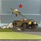 Tintin 3D Greeting Cards: Mercedes Soviets Pop-Up Card with Envelope 51011 Moulinsart Hergé