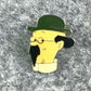 Professor Calculus Pin Badge: Tintin Character Head Metal Lapel Pin Moulinsart Hergé