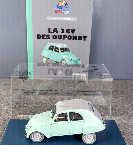 Hachette 1/24 Tintin Car #8 Citroen 2CV: Calculus Affair Model Voiture