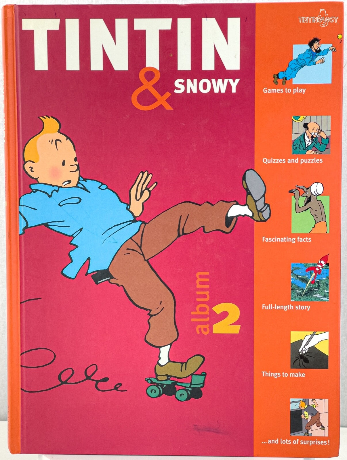Tintin & Snowy Action Play Book Volume 2 - Hardback Egmont Edition