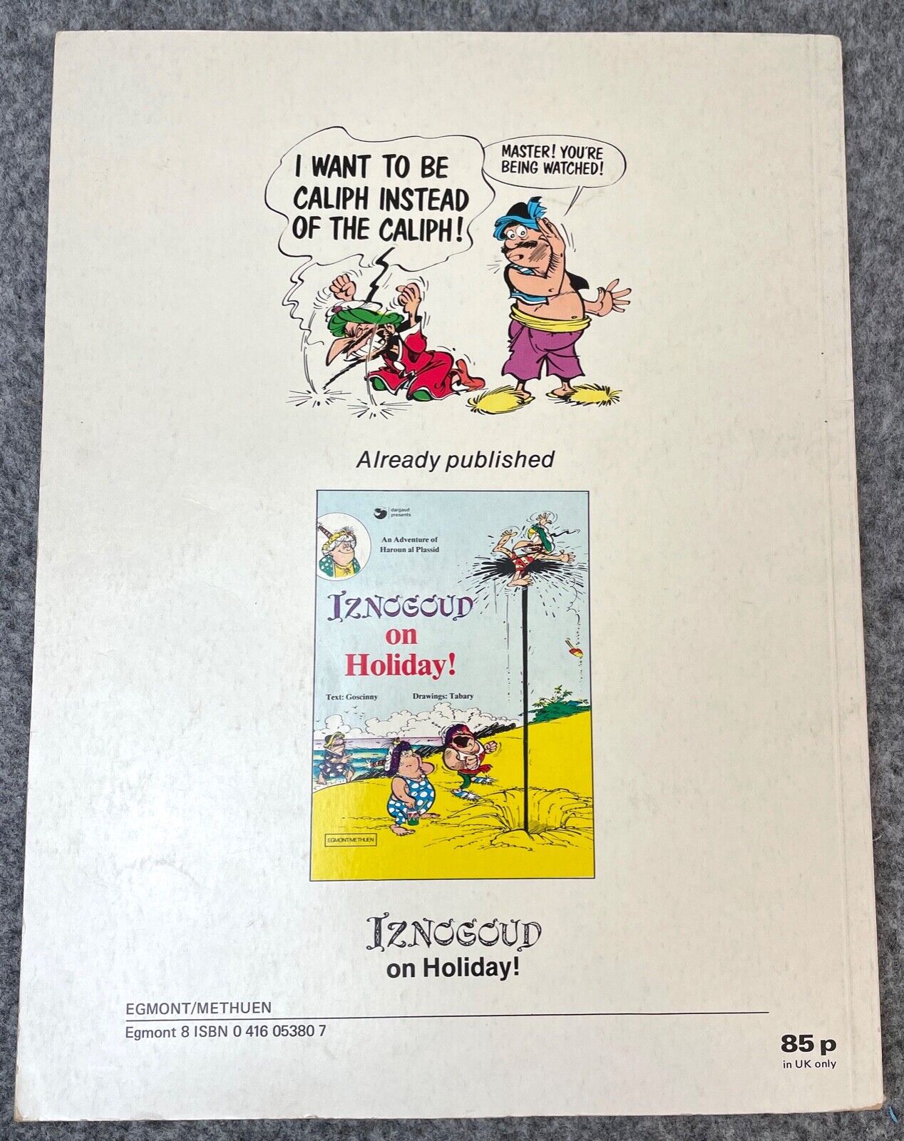 Iznogoud the Infamous Vintage Comic Book - 1977 Egmont UK Paperback 1st Edition