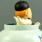 Statuette Moulinsart 46951: Tintin Potiche Blue Lotus Rare Images Mythique Resin Model