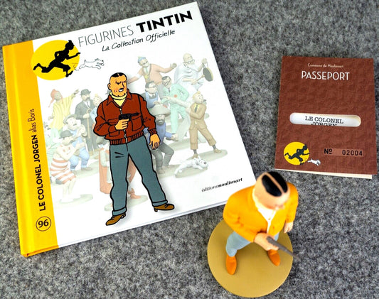 Tintin Figurines Officielle # 96 Colonel Jorgen: Explorers on the Moon Herge model Moulinsart Figure