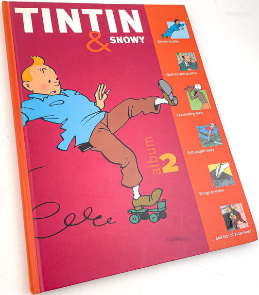 Tintin & Snowy Action Play Book Volume 2 - Hardback Egmont Edition