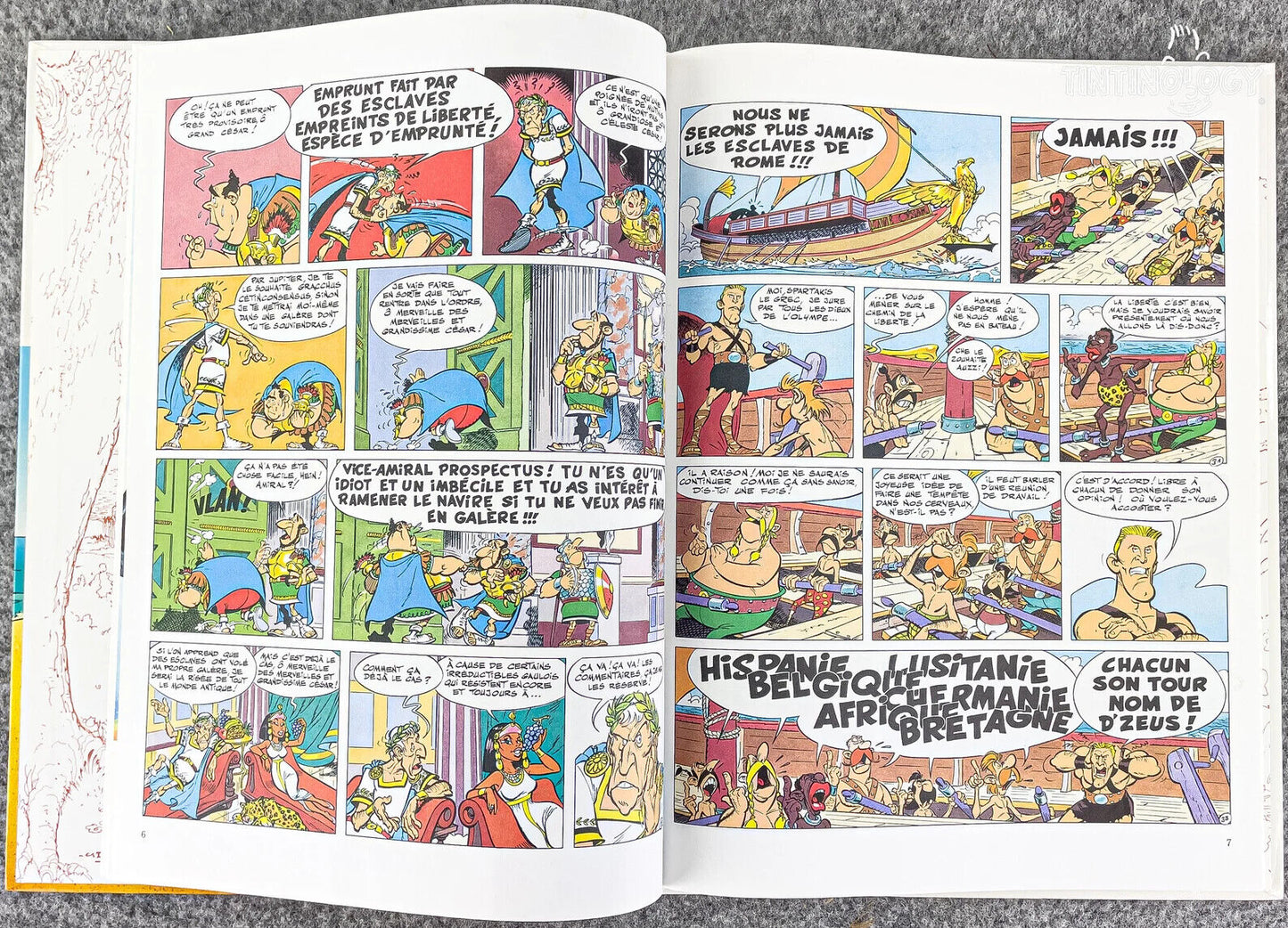 Asterix: La Galere D' Obelix - Editions Albert Rene 1996 1st Belgian Edition Rare Hardback Book EO