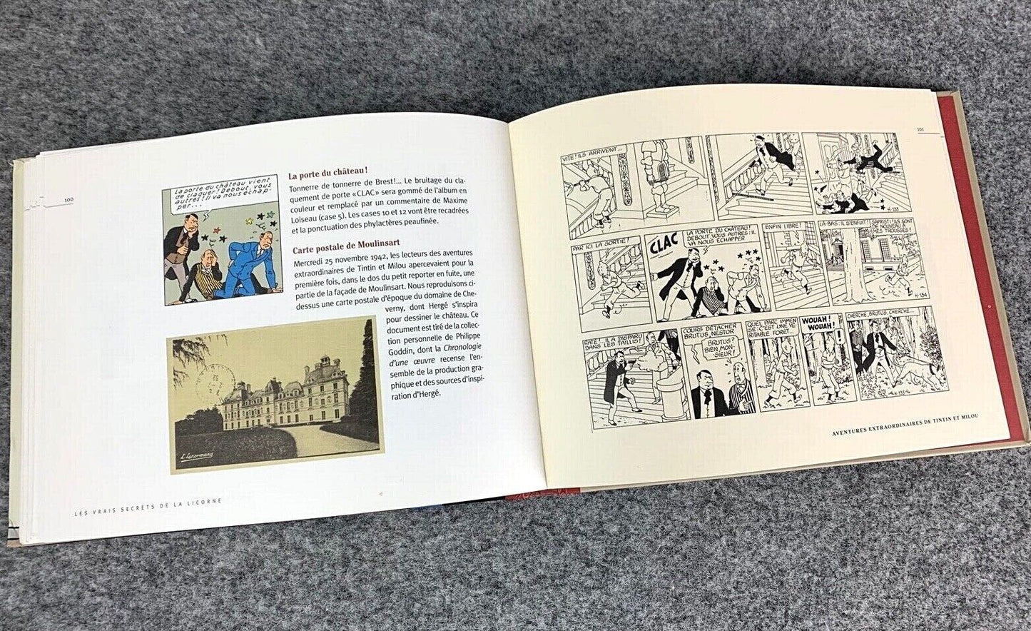 Vrais Secrets De La Licorne 2006 1st "Le Soir" Strip Edition HB Tintin Herge EO