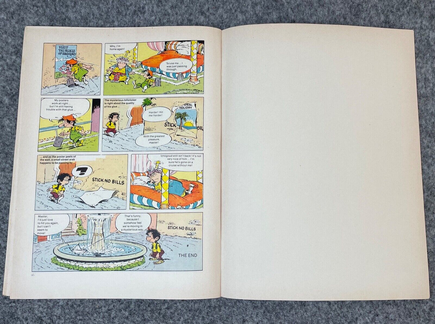 Iznogoud the Infamous Vintage Comic Book - 1977 Egmont UK Paperback 1st Edition