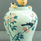 Statuette Moulinsart 46951: Tintin Potiche Blue Lotus Rare Images Mythique Resin Model