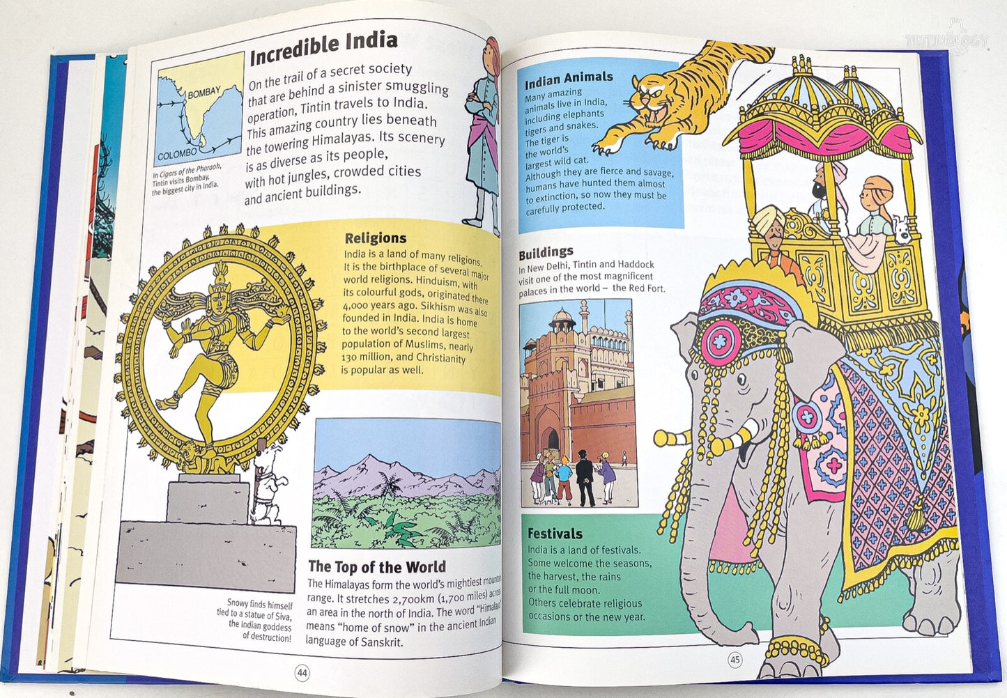 Tintin & Snowy Action Play Book Volume 1 - Hardback Egmont Edition