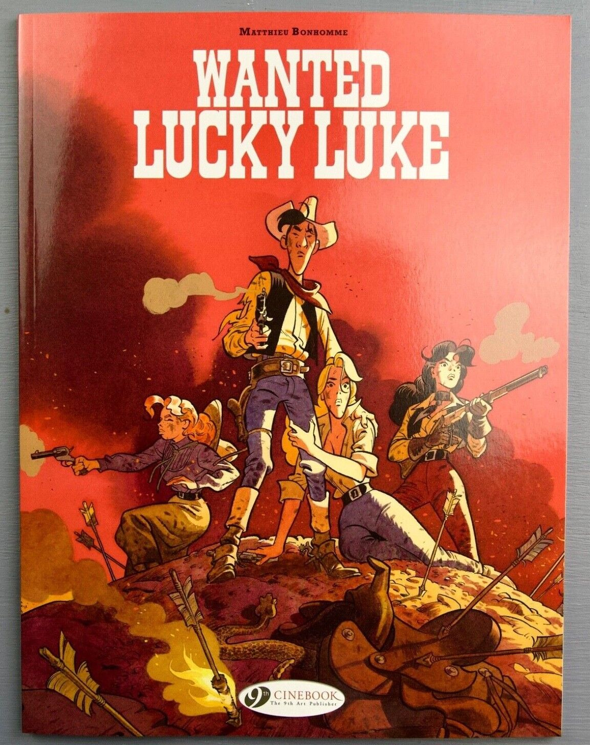 Lucky Luke WANTED Matthieu Bonhomme Series: Book 1 of 2 Cinebook Paperback Comic