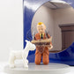 Tintin Finds ship - Secret Unicorn Moulinsart Box Scene Figurine 9cm Model Coffret