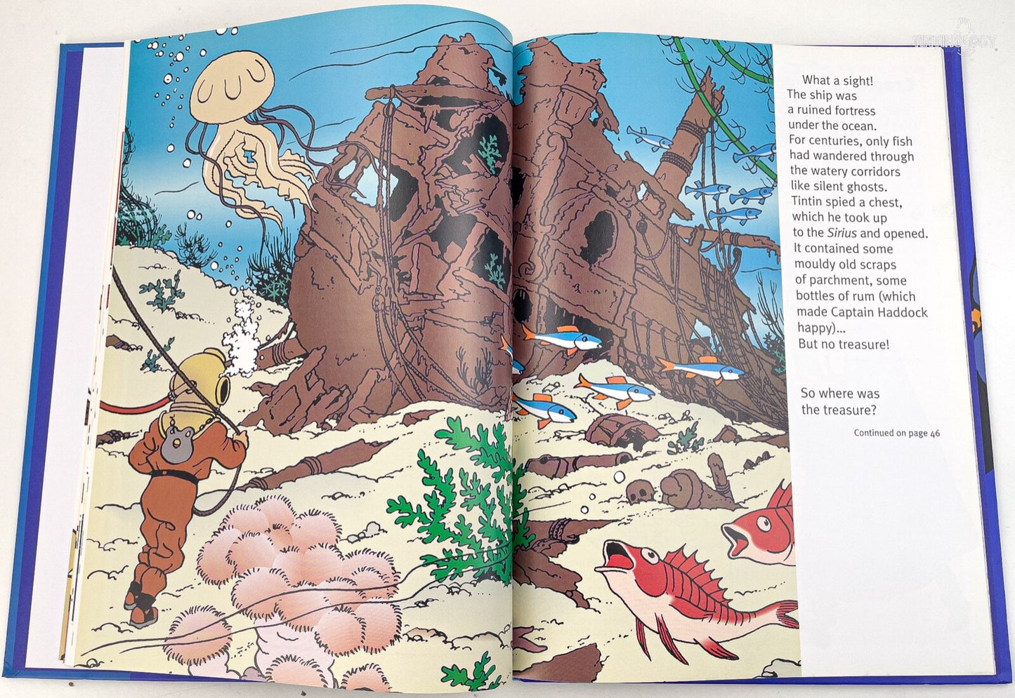 Tintin & Snowy Action Play Book Volume 1 - Hardback Egmont Edition