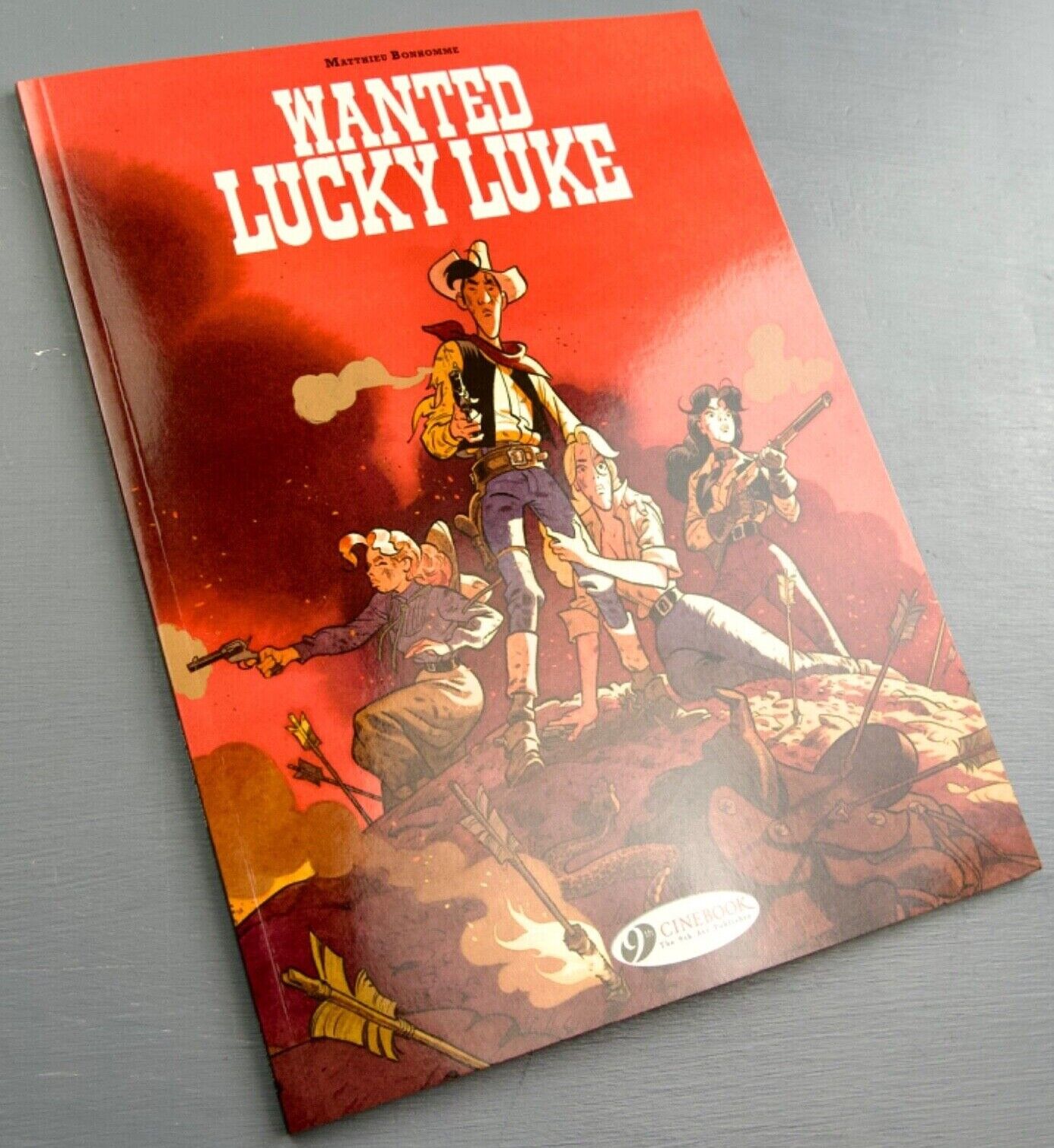 Lucky Luke WANTED Matthieu Bonhomme Series: Book 1 of 2 Cinebook Paperback Comic