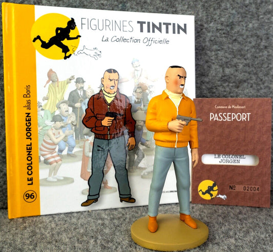 Tintin Figurines Officielle # 96 Colonel Jorgen: Explorers on the Moon Herge model Moulinsart Figure