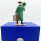 Pixi Tintin Figurine 46903 "Tournesol Chapeau" 1998 Rare Metal Calculus Figure