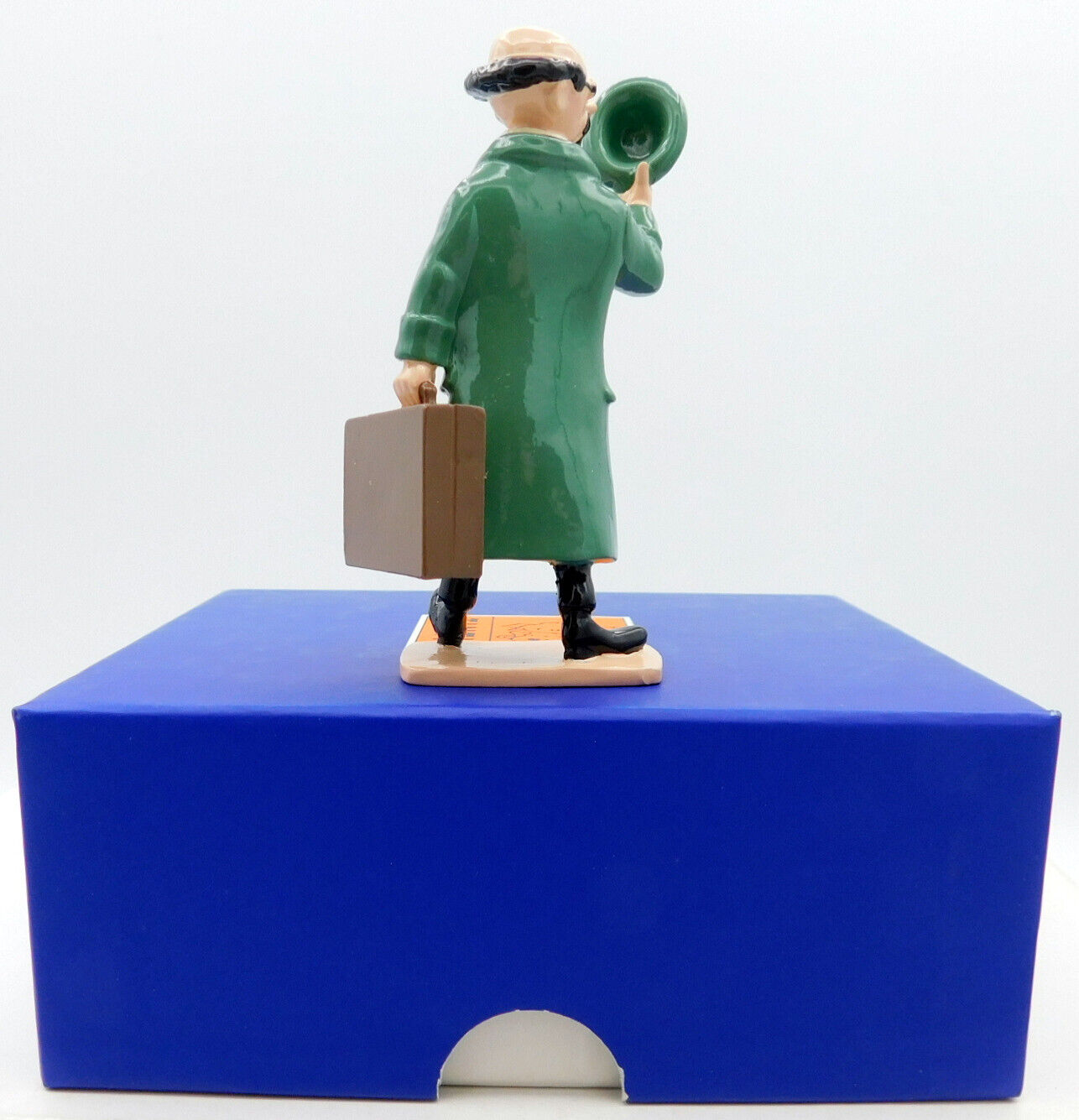 Pixi Tintin Figurine 46903 "Tournesol Chapeau" 1998 Rare Metal Calculus Figure