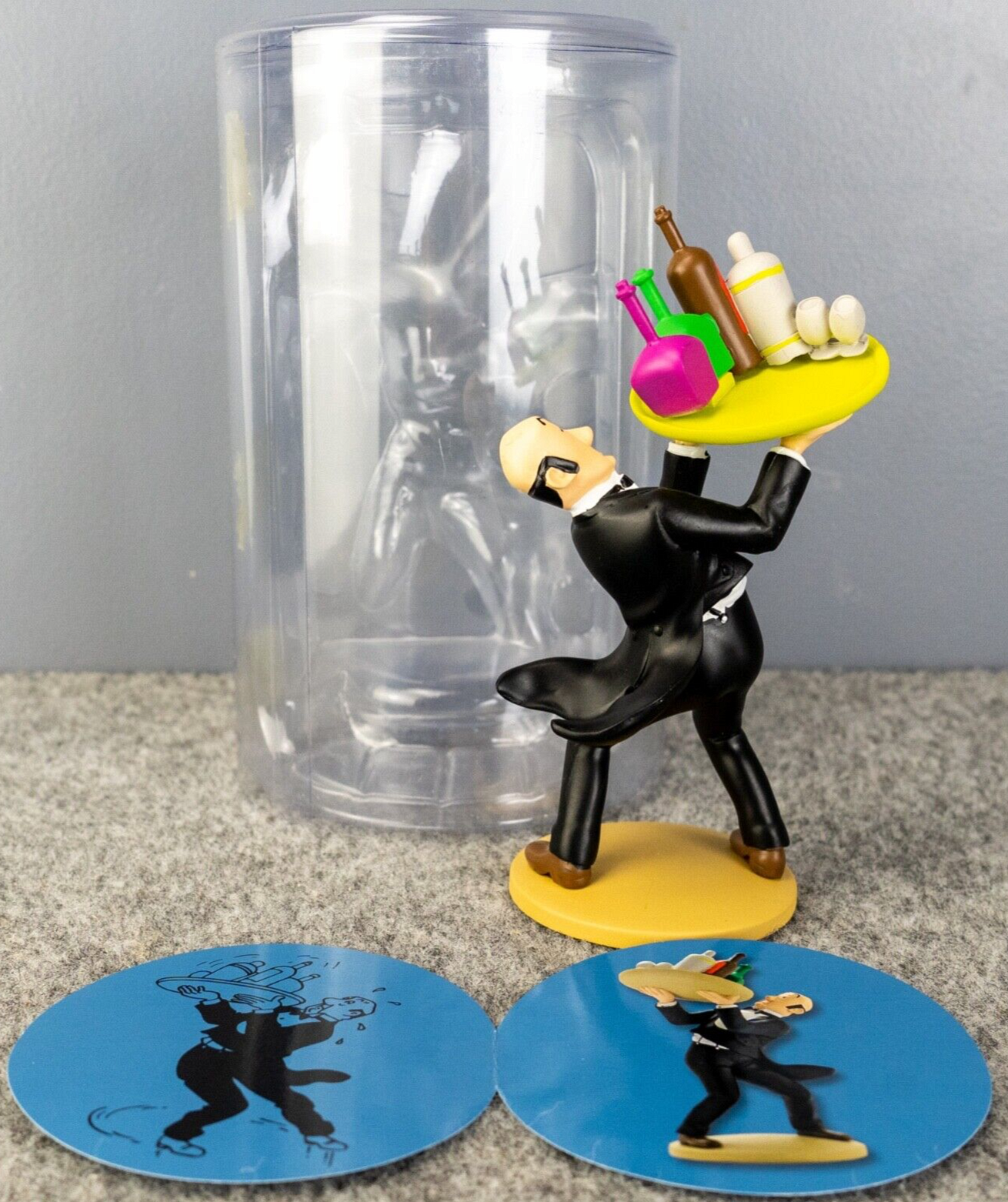Tintin Figurine Moulinsart 42189 Nestor Slipping 7 Crystal Balls 12cm Figure 18