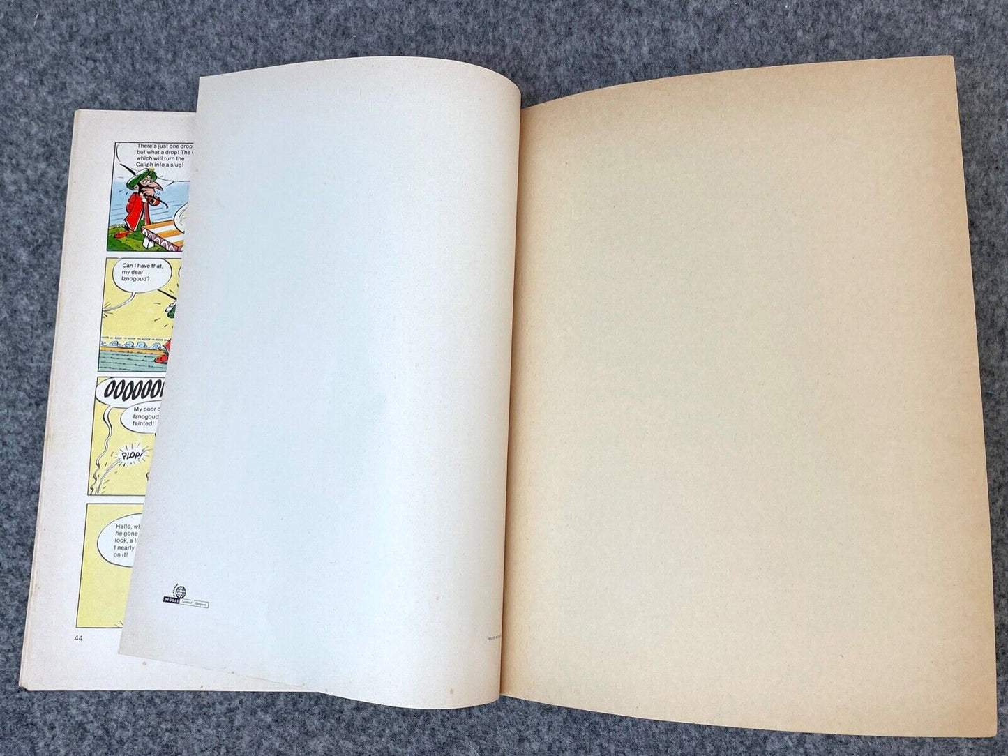 Inzogoud On Holiday!  Vintage Comic Book - 1977 Egmont/Methuen UK Paperback 1st Edition