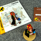 Tintin Figurines Officielle #70 Abdullah: Land Black Gold Resin Model Figure RARE