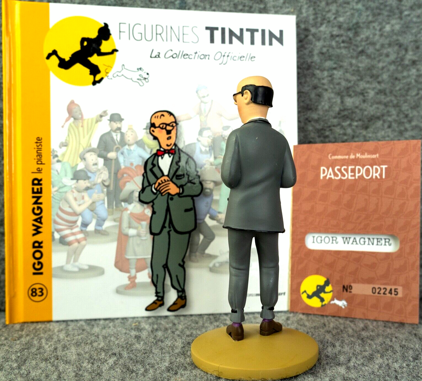 Tintin Figurine Officielle # 83 Igor Wagner: Castafiore Emerald Herge model Moulinsart Figure