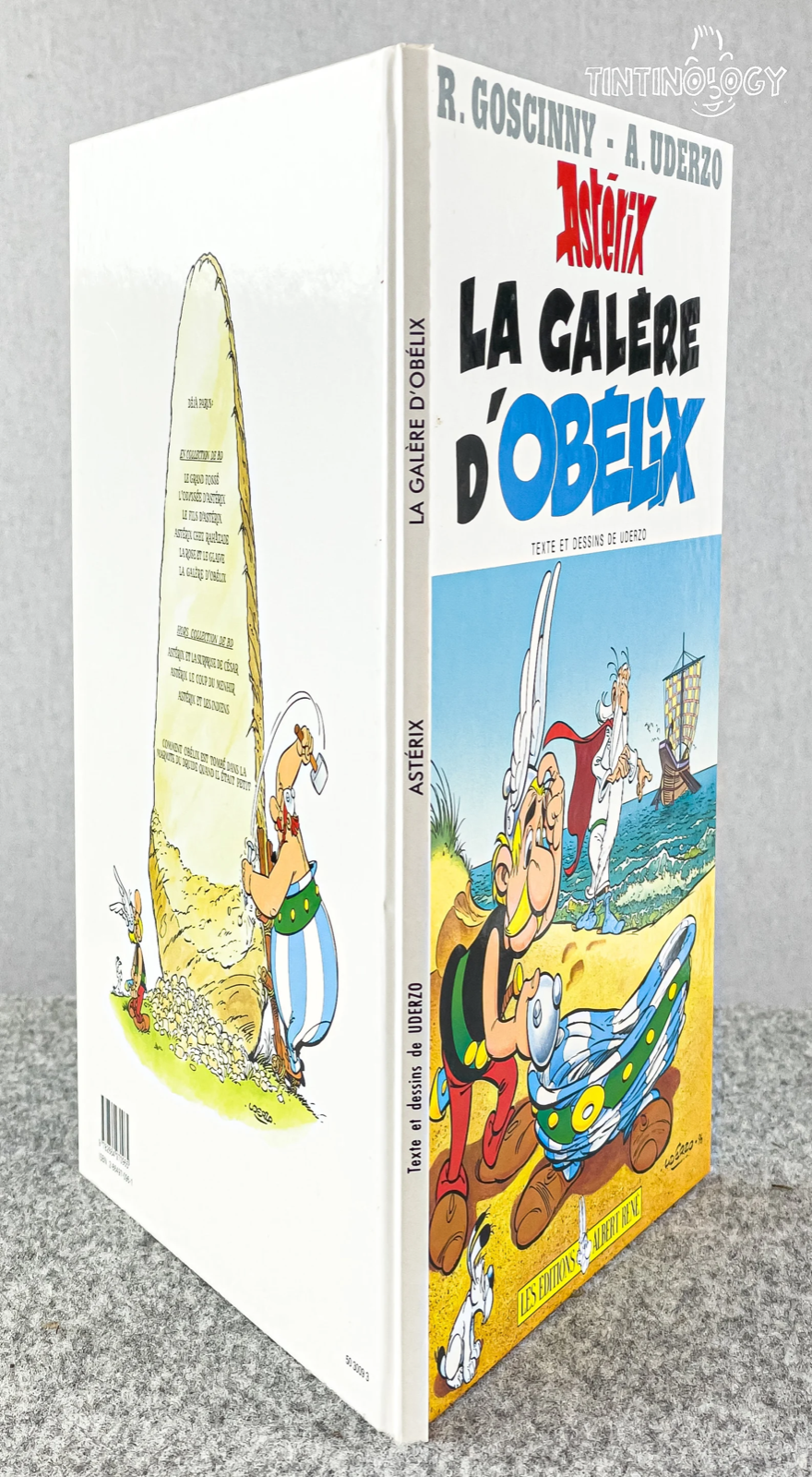 Asterix: La Galere D' Obelix - Editions Albert Rene 1996 1st Belgian Edition Rare Hardback Book EO