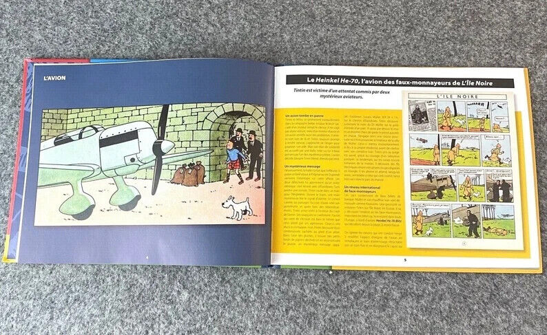 Hachette Tintin Plane #18 Beige Plane: Black Island Moulinsart Model Avion
