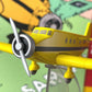 Hachette Tintin Plane #14 Bazaroff's Plane: Ottokars Sceptre Model Avion + Figure