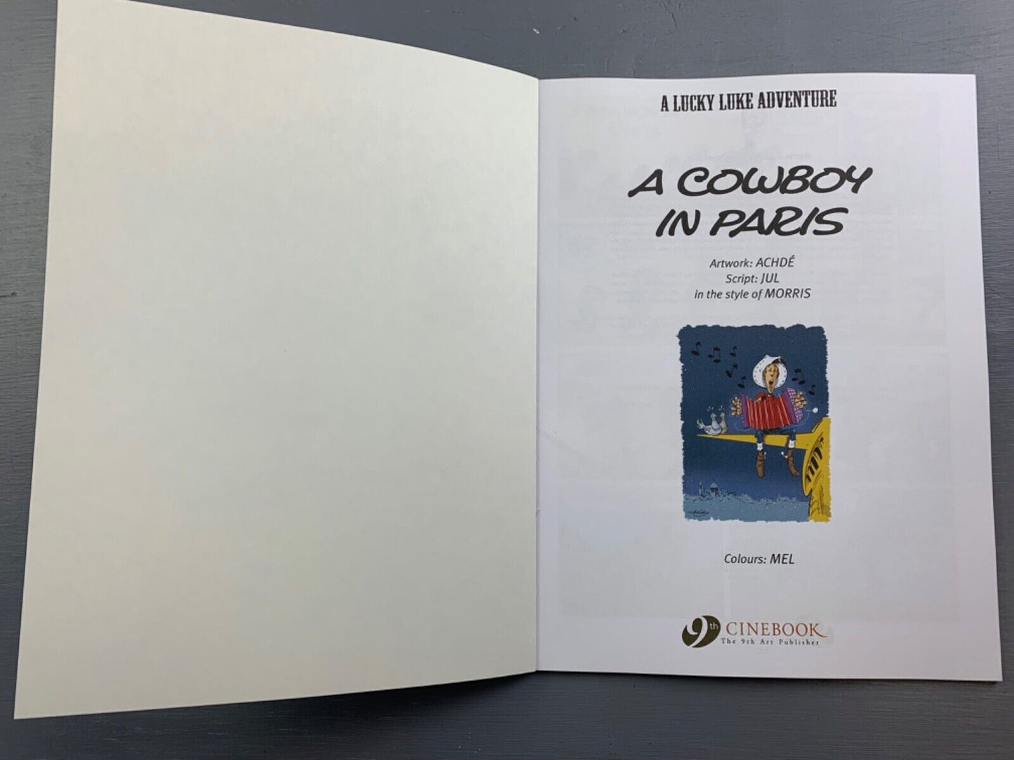 Lucky Luke Volume 71: A Cowboy in Paris - Cinebook Paperback UK Comic Book