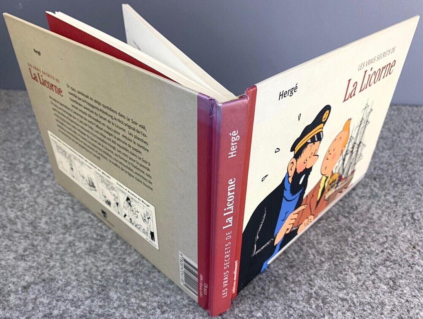Vrais Secrets De La Licorne 2006 1st "Le Soir" Strip Edition HB Tintin Herge EO