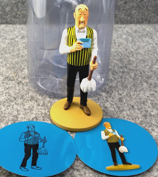 Tintin Figurine Moulinsart 42227 Nestor Dusting: Castafiore Emerald 12cm 31