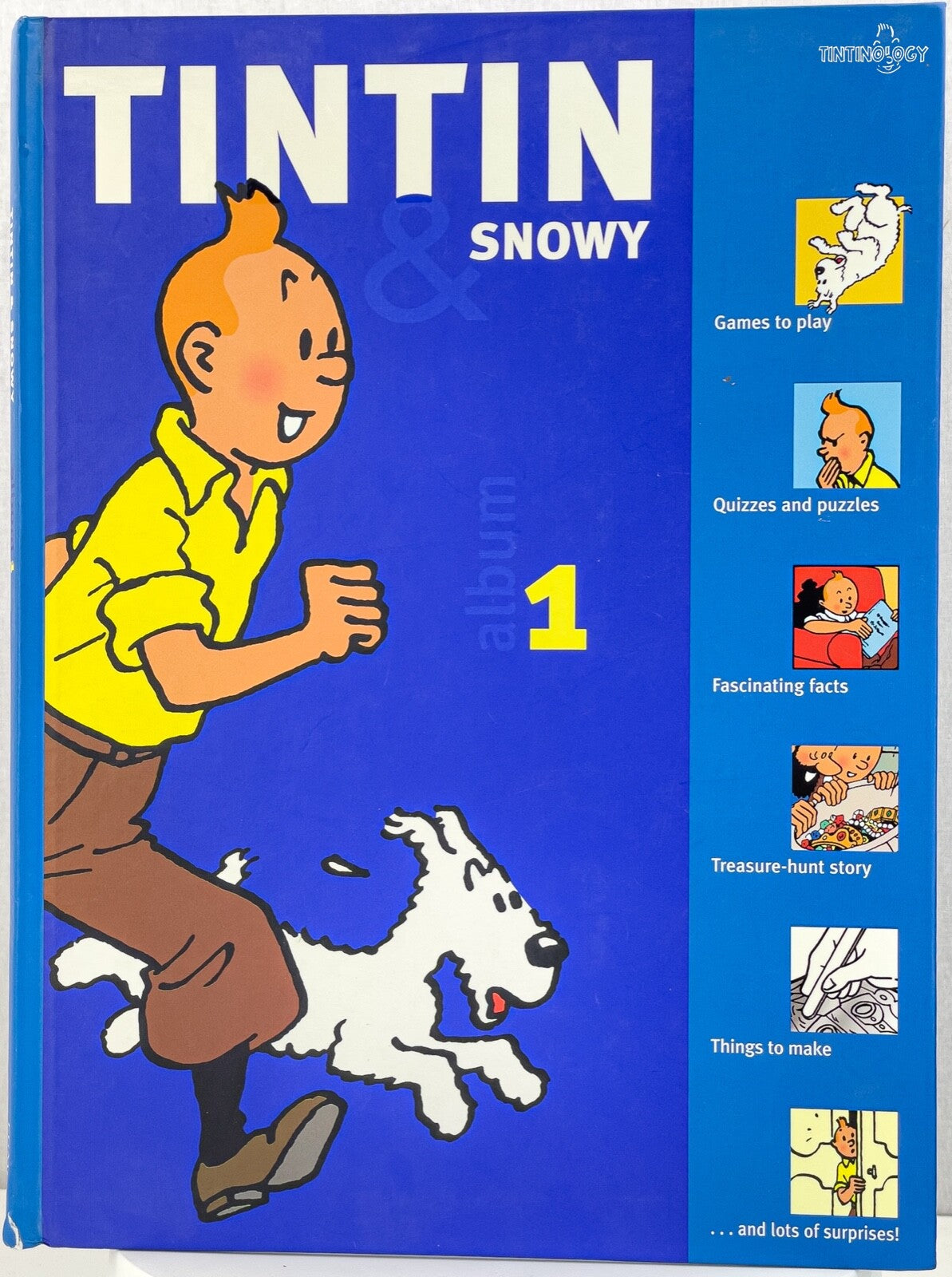 Tintin & Snowy Action Play Book Volume 1 - Hardback Egmont Edition