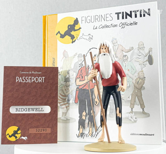 Tintin Figurine Officielle # 23 Explorer Ridgewell - Broken Ear Herge model Moulinsart Figure