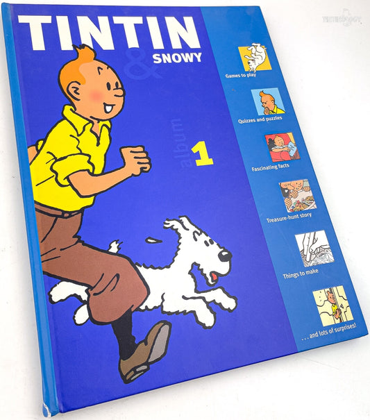 Tintin & Snowy Action Play Book Volume 1 - Hardback Egmont Edition