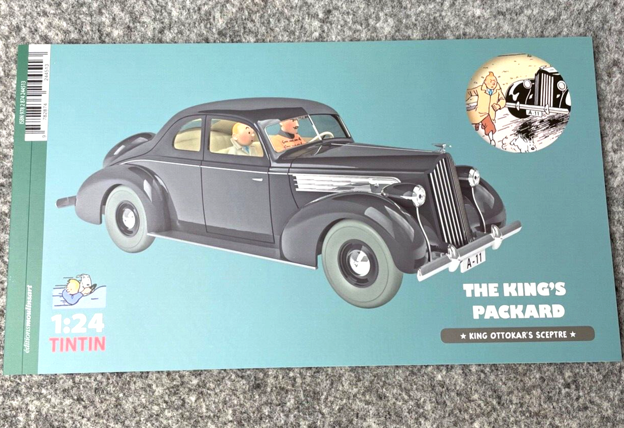 VOITURE TINTIN 1/24 29928 Packard 6: King Ottokars Sceptre Hachette car #28