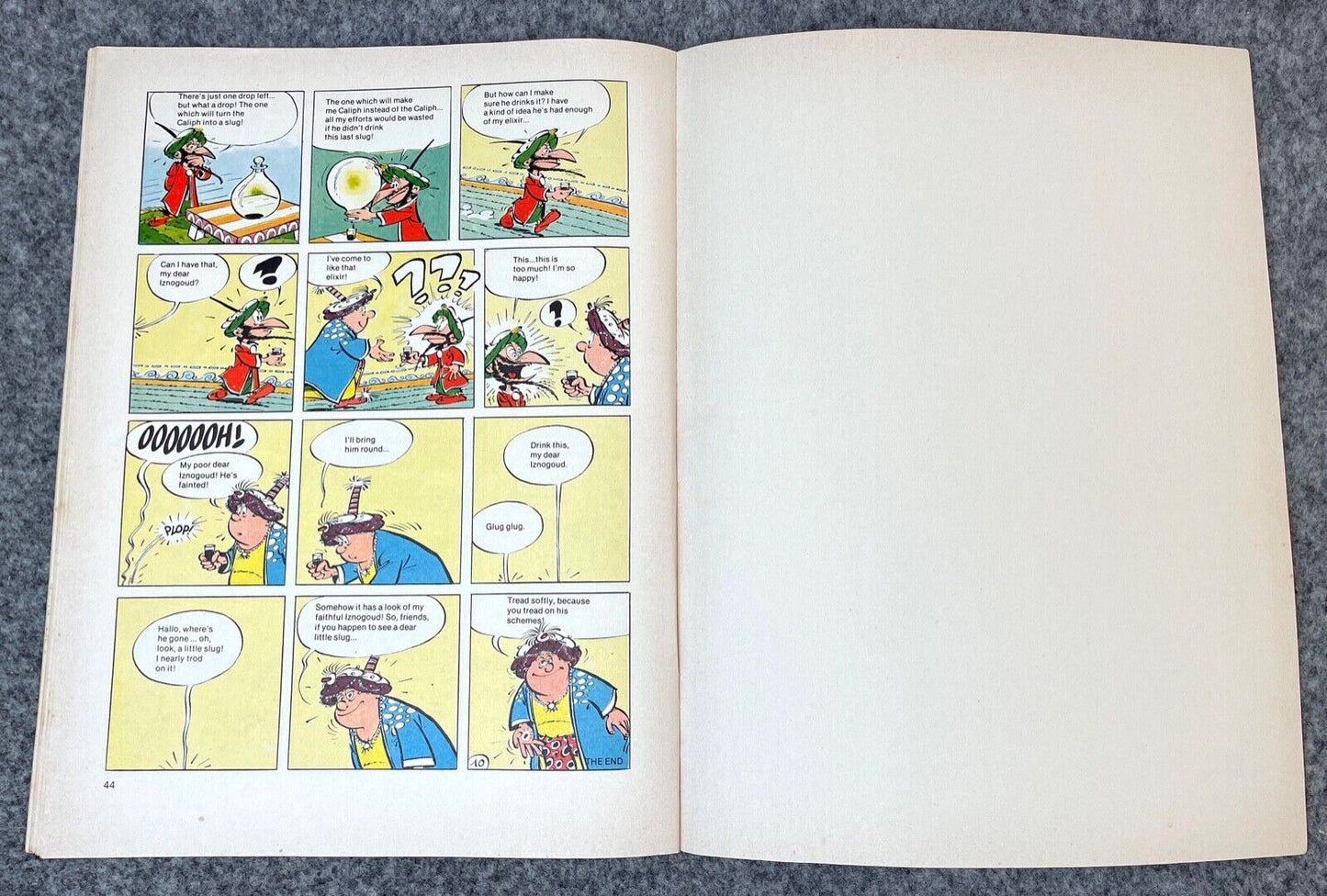 Inzogoud On Holiday!  Vintage Comic Book - 1977 Egmont/Methuen UK Paperback 1st Edition