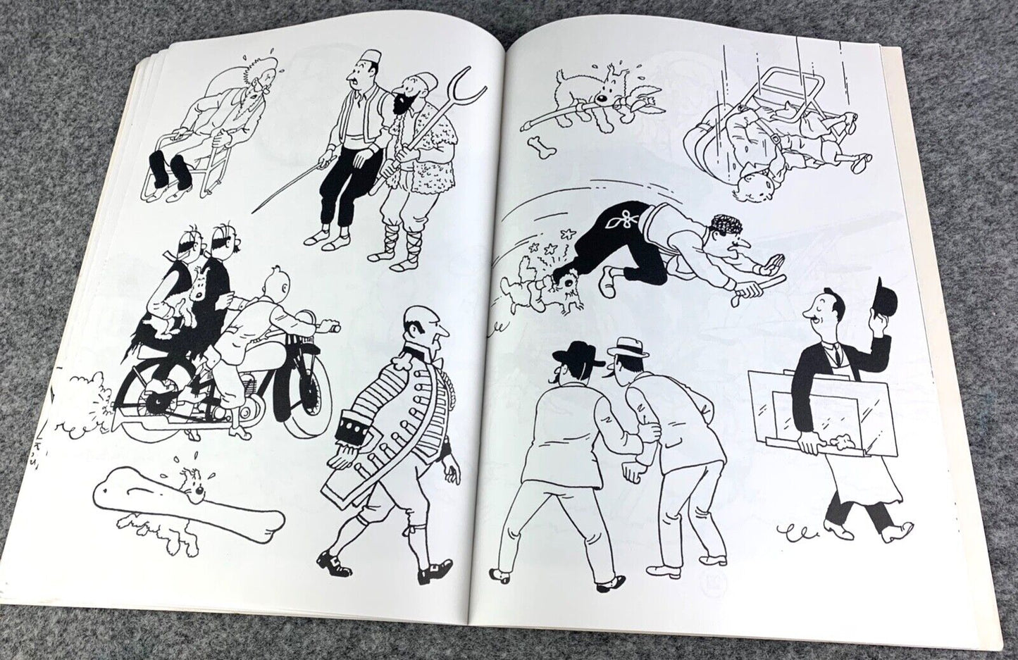 Tintin Colouring Book Volume 1 Methuen 1990 1st Edition Children's Book by Herge