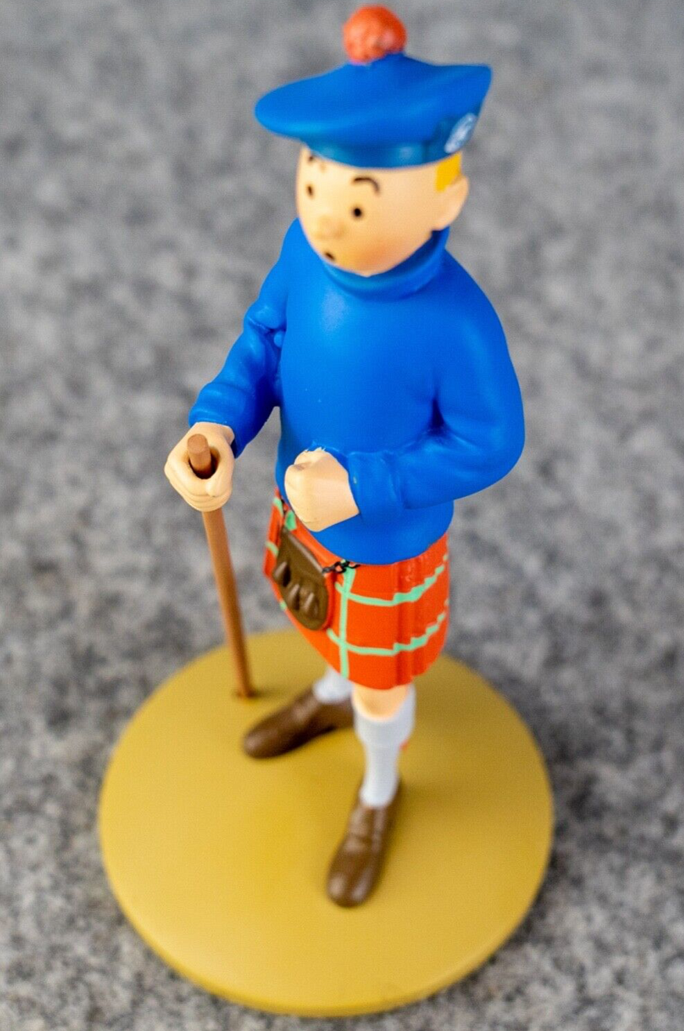 Tintin Figurine Moulinsart 42192 Tintin & Kilt Black Island Officielle Figure 22