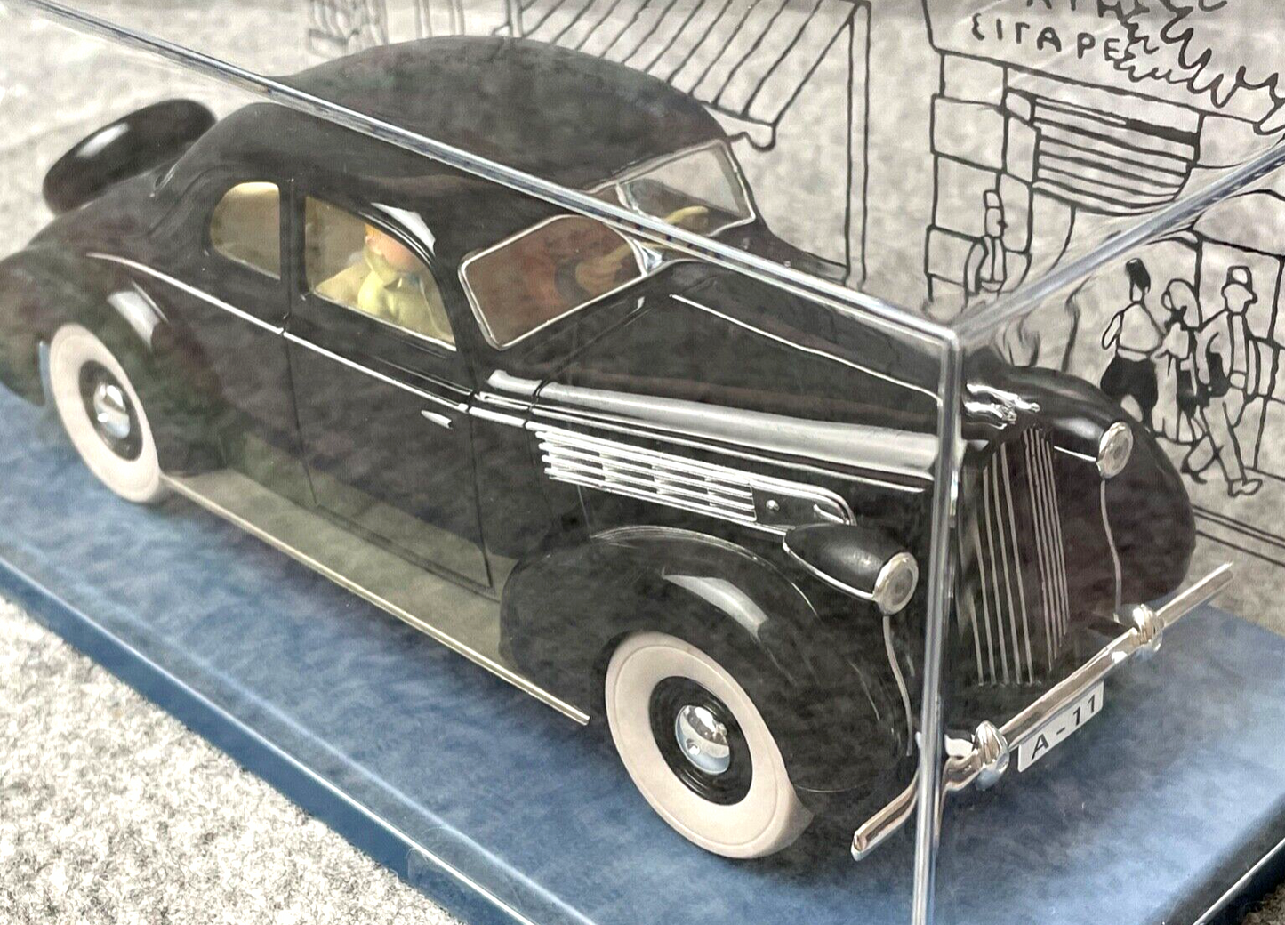 VOITURE TINTIN 1/24 29928 Packard 6: King Ottokars Sceptre Hachette car #28