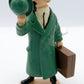 Pixi Tintin Figurine 46903 "Tournesol Chapeau" 1998 Rare Metal Calculus Figure