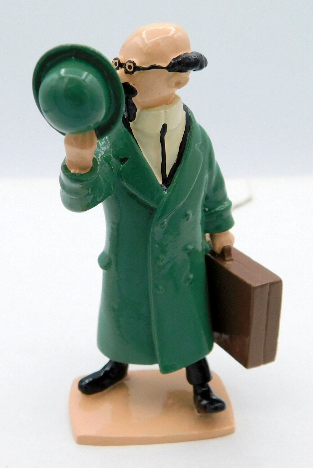 Pixi Tintin Figurine 46903 "Tournesol Chapeau" 1998 Rare Metal Calculus Figure