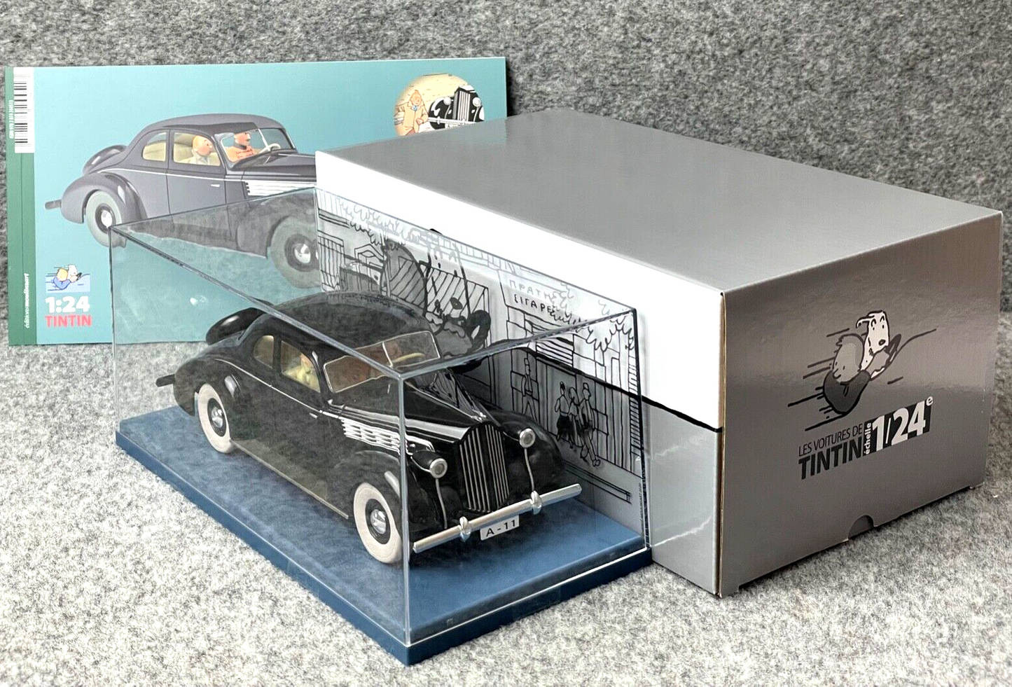 VOITURE TINTIN 1/24 29928 Packard 6: King Ottokars Sceptre Hachette car #28