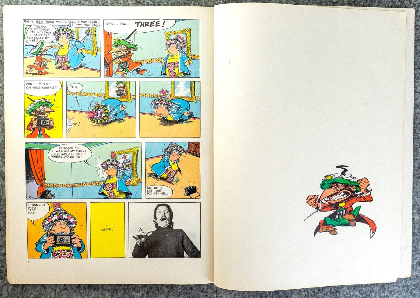 Inzogoud & the Magic Carpet Vintage Comic Book - 1980 Egmont UK Paperback 1st Edition