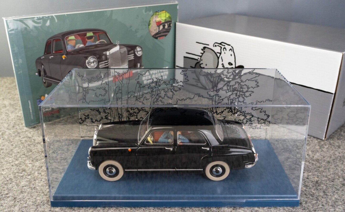 VOITURE TINTIN 1/24 29943 Border Agent Car: Calculus Affair Hachette Model #43