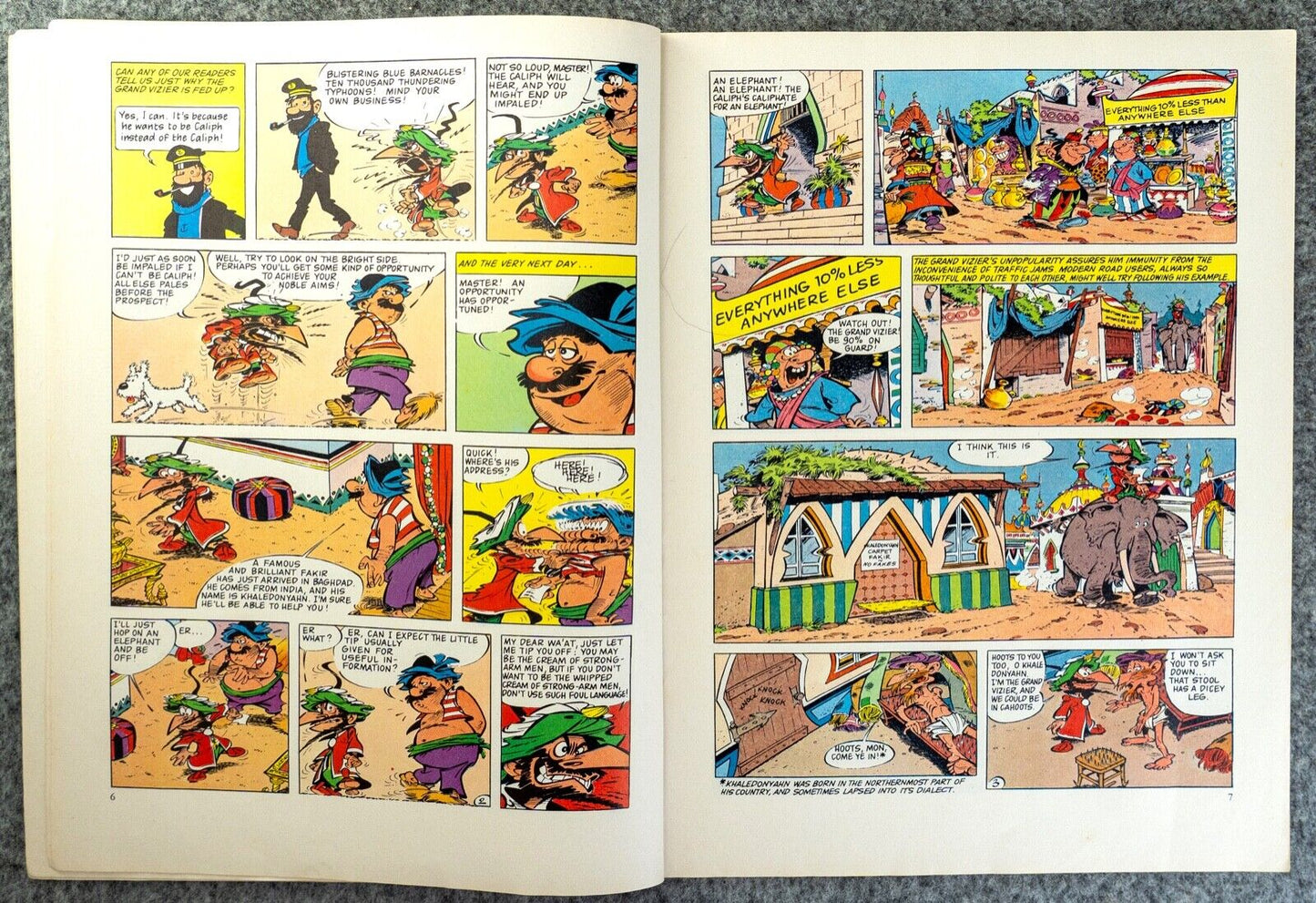 Inzogoud & the Magic Carpet Vintage Comic Book - 1980 Egmont UK Paperback 1st Edition