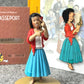 Tintin Figurines Officielle #91 Gypsy girl Miarka Castafiore Emerald resin model