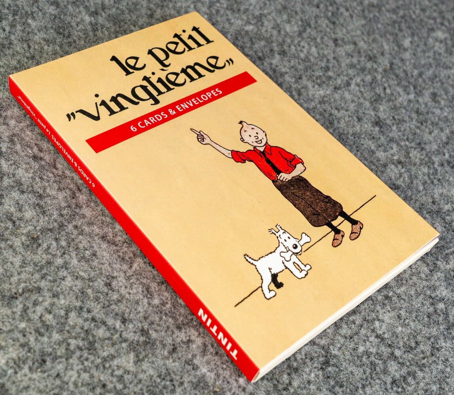 Set x6 Le Petit Vinglieme Greeting Cards/Envelops: Limited Edition by Herge/Moulinsart